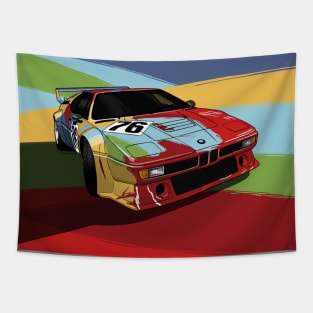 The amazing car art by Andy Warhol! Tapestry