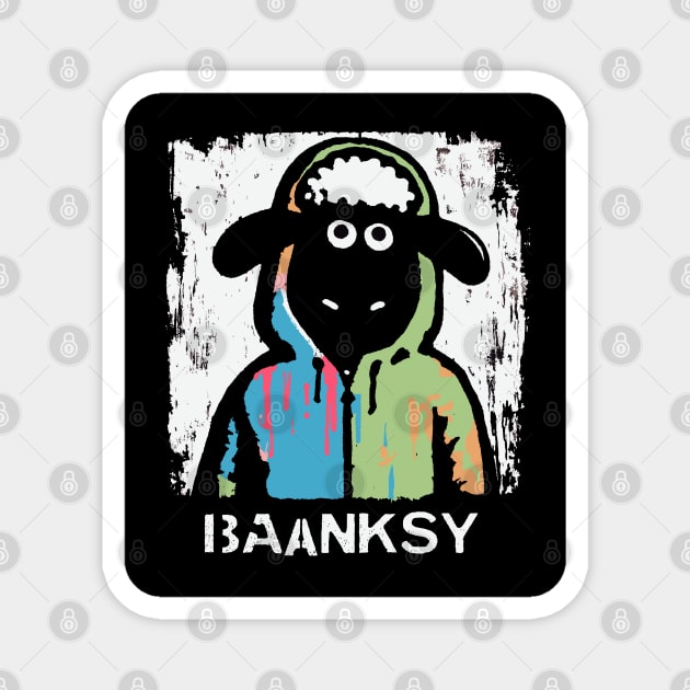 Baanksy Magnet by katmargoli