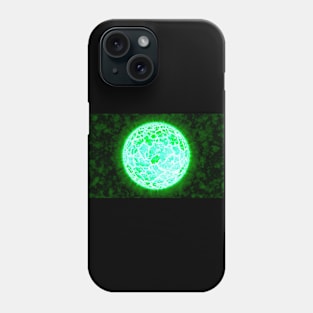 Exploding Sun - Green Phone Case