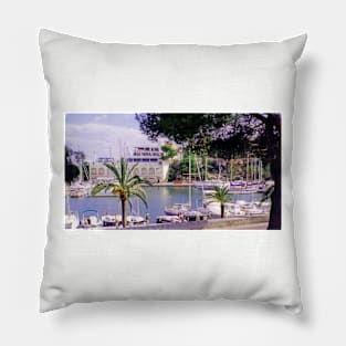 Porto Christo Harbour II Pillow