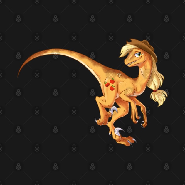 My Little Raptor - Applejack by CherryGarcia