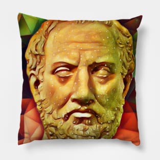 Thucydides Snow Portrait | Thucydides Artwork 15 Pillow