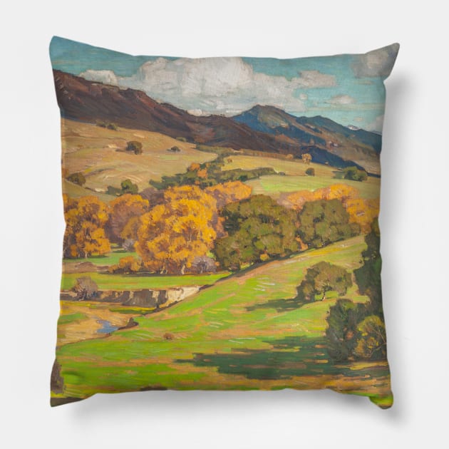 California Landscape - Classic painting from 1865 Pillow by Diego Alfajor