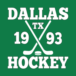 Texas Dallas Ice Hockey Sticks Star Gift T-Shirt