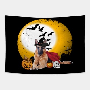 Happy Halloween German Shepherd Dogs Halloween Gift Tapestry