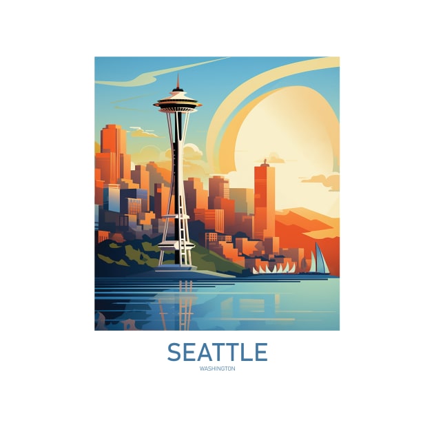 SEATTLE by MarkedArtPrints