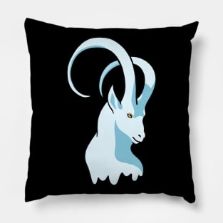 Capricorn Zodiac Sign - Blue Goat Pillow