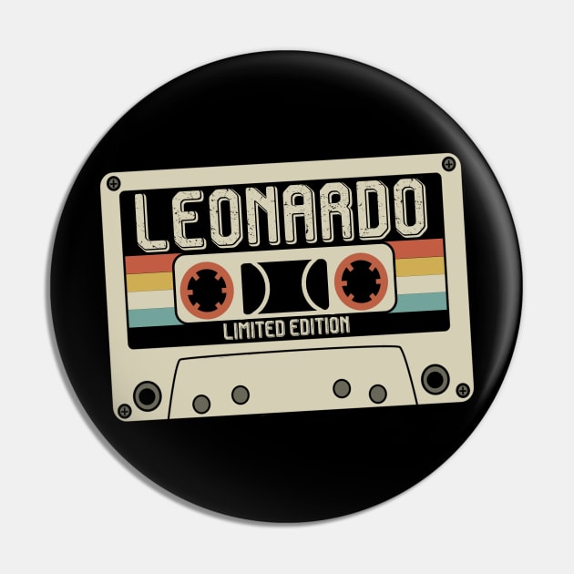 Leonardo - Limited Edition - Vintage Style Pin by Debbie Art