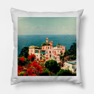 Amalfi Coast en rose II Pillow