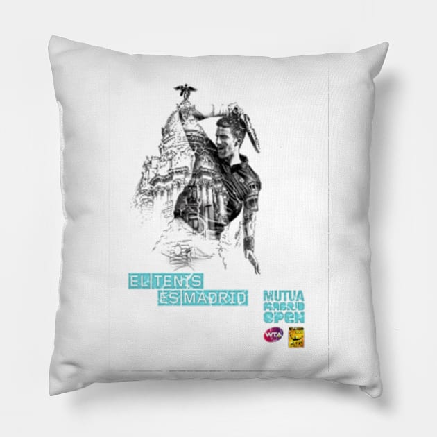 EL TENIS ES MADRID Pillow by Freedom Haze