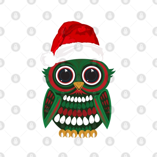 Christmas Owl by adamzworld