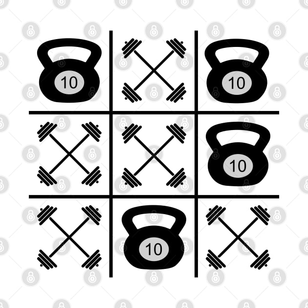 Tic Tac Toe im Gym Bodybuilding Design by pabrun