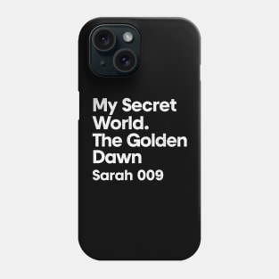 Sarah 009 - My Secret World - Minimalist Fan Design Phone Case