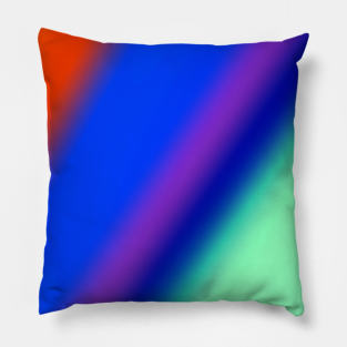 red blue green abstract texture background Pillow