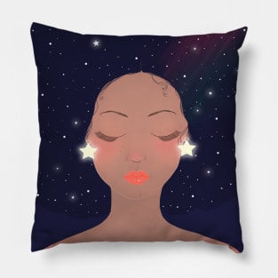 Black Power Girl Pillow