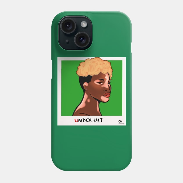 Undercut Phone Case by CarmahnArt