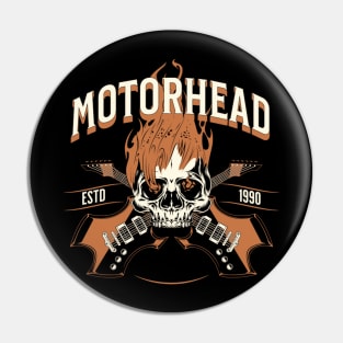 skull of music motorhead Pin