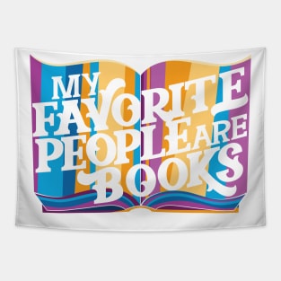 My Favorite People are Books Tapestry