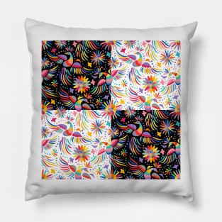 Mexican pattern square Pillow