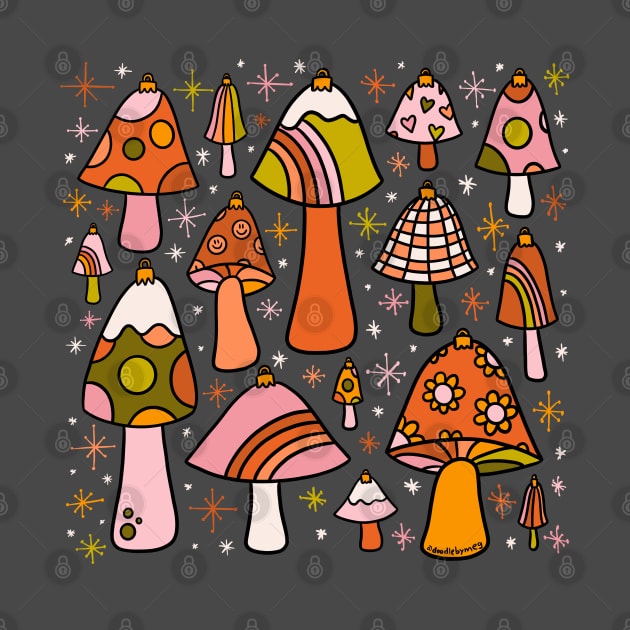 Mushroom Ornaments by Doodle by Meg