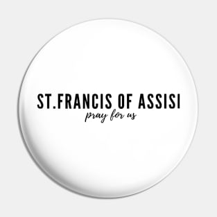 St. Francis of Assisi pray for us Pin