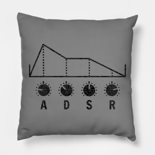 Synthesizer ADSR for Synth lover Pillow