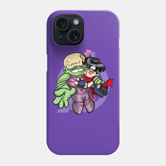 CutieKiss Phone Case by BeefcakeBoss