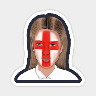 England Flag English Football Fan Magnet