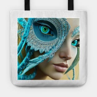 Imaginary Portrait Owl Goddess Tote