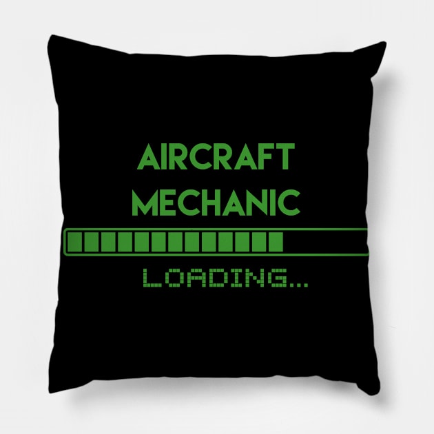 Aircraft Mechanic Loading Pillow by Grove Designs