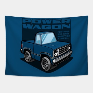 Medium Blue Iridescent - Power Wagon Tapestry