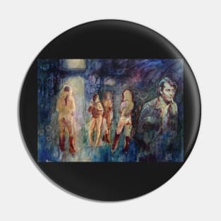 Old town haunted red light district Pin