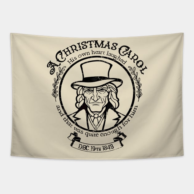 A Christmas Carol vintage design Tapestry by PoeticTheory