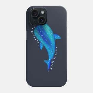 whale shark blue Phone Case