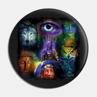 Universal Spiritiual Meditation Pin