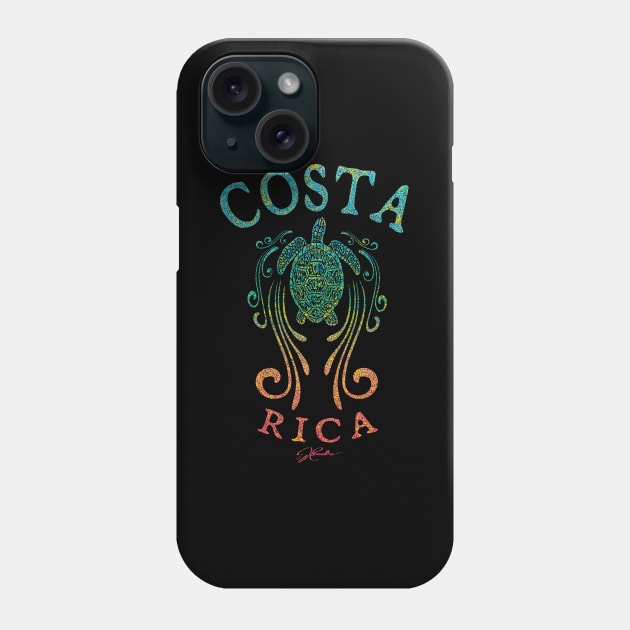 Costa Rica, Sea Turtle in the Slipstream Phone Case by jcombs