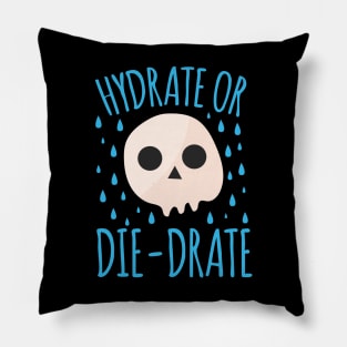 Hydrate Or Die-Drate Pillow