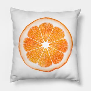 Watercolor Orange Pillow