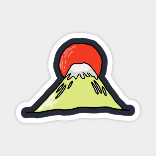 fuji mountain Magnet