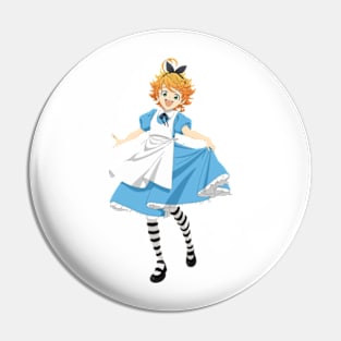 Emma in Wonderland Pin