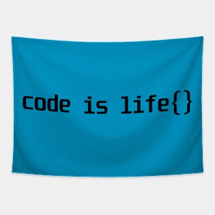 Code is life Tapestry