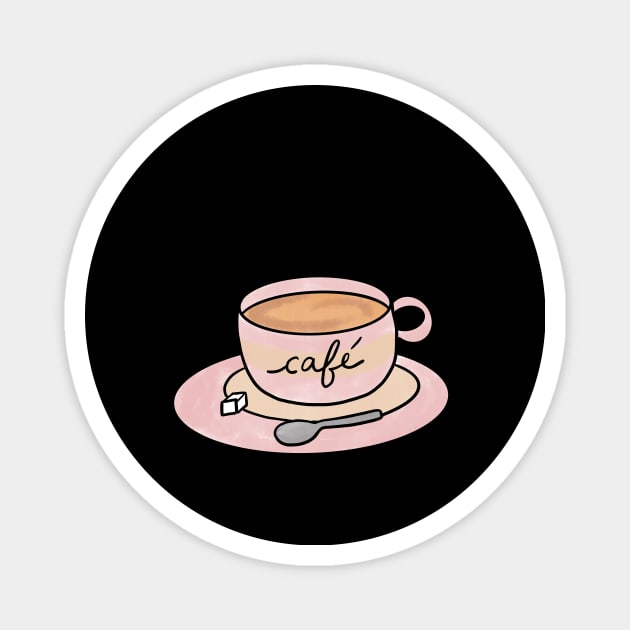 Coffee Cup Cute Coffee Dates Pretty Pink Coffee Cup Cute Coffee Lover Gift  Steaming Cup of Coffee Cappuccino Espresso Latte Macchiato Mocha Cute Coffee  Lover Gift - Coffee - Magnet