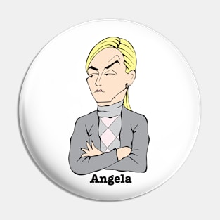 THE OFFICE SITCOM TV CHARACTER FAN ART Pin