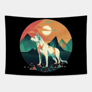 Abstract dog Tapestry