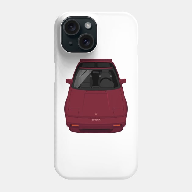 MR2 SC 1st gen W10 - Dark Red Phone Case by jdmart