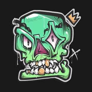 Street Art Skull T-Shirt