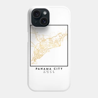 PANAMA CITY STREET MAP ART Phone Case