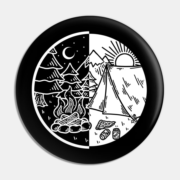 Camping Pin by CharlieWizzard