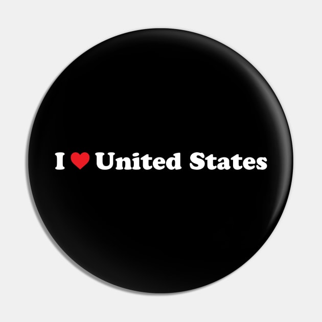 I ♥ USA Pin by Novel_Designs