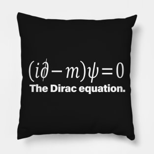 Paul Dirac Equation Pillow